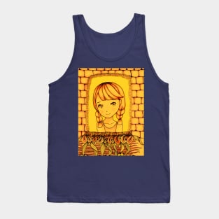 Girl at the window Tank Top